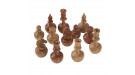 Шахматные фигуры "Неваляшки", бук-орех