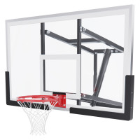 Баскетбольный щит DFC съёмным регулятором высоты, стекло 6 мм, 136 х 80 см